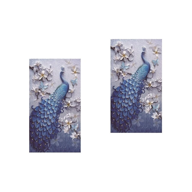 2 stücke diy 5d perlen malerei stickerei kreuzstich malerei bilder diy kunst
