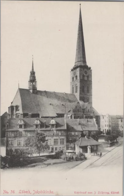 AK*   Lübeck - Jakobikirche (AB)70572