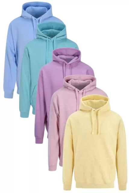 Pastello Blu Verde Rosa O Giallo da Uomo Unisex Surf Felpa con Cappuccio