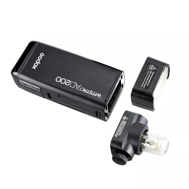 Godox AD200 2.4G TTL HSS Dual Heads Pocket Flash Xpro-C Trigger For Canon 5D 6D 3