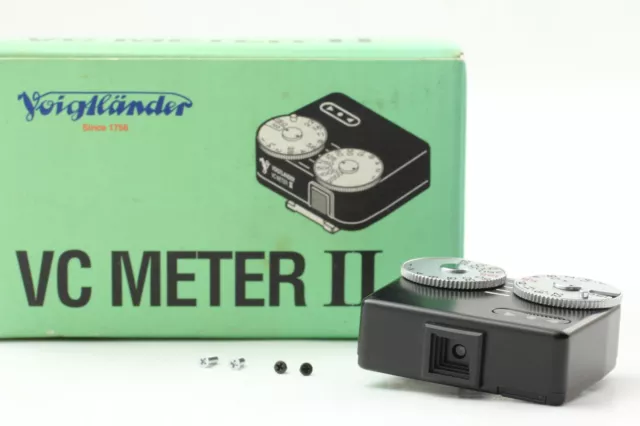 [Unused/ Box] Voigtlander VC Meter II Black Shoe-mount Light meter From JAPAN