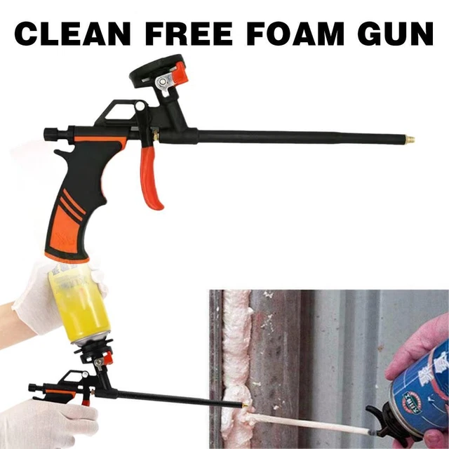Heavy Duty PU Expanding Foam Gun Applicator Filler Sealing Pr Caulking DIY B7D8