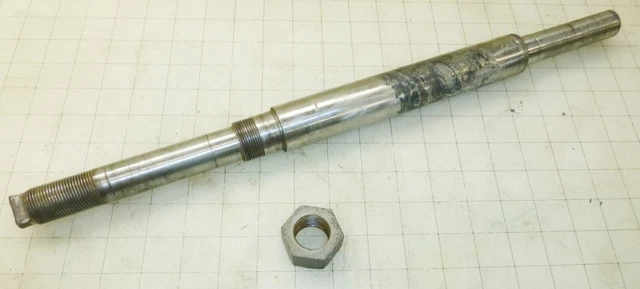 Davis And Wells Wood Shaper Repair Replacement parts spindle 1" with nut 53060