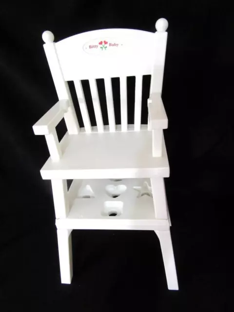 Retired American Girl BITTY BABY Twins Doll HIGH CHAIR with Table White Plastic Retired American Girl BITTY BABY Twins Doll HIGH CHAIR with Table White Plastic