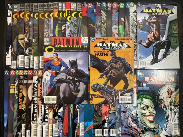 Batman Gotham Knights comic lot (51 issues) DC 2000 Black and White Hush Grayson