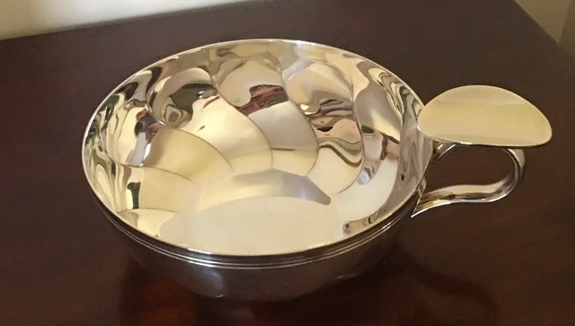 Christofle degusta vino piatto argento. In scatola originale. Ottime condizioni