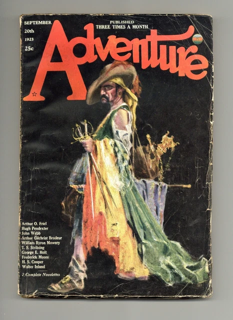ADVENTURE PULP/MAGAZINE VOL. 42 #5 GD 1923 £73.21 - PicClick UK