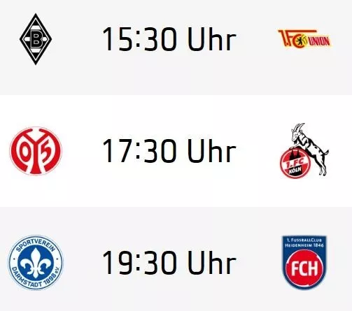 DAZN TV Ticket Bundesliga Sonntag 28.04. ⚽️ Gladbach - Union ⚽️ Mainz - Köln ⚽️
