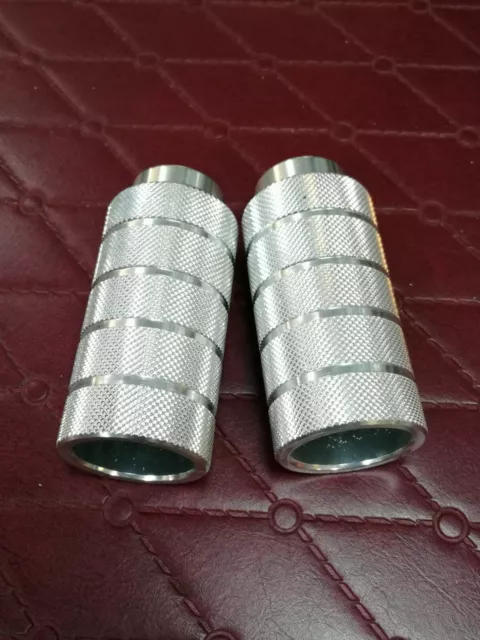 bmx foot pegs old school aluminium round.