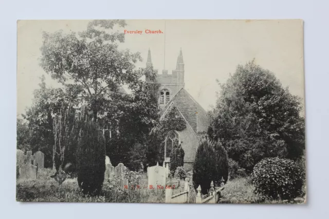 Vintage Postcard - Eversley Church , Hampshire .