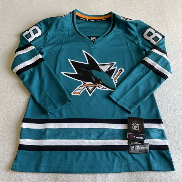 Fanatics Mens NHL San Jose Sharks Evander Kane #9 Breakaway Jersey Size XL  New