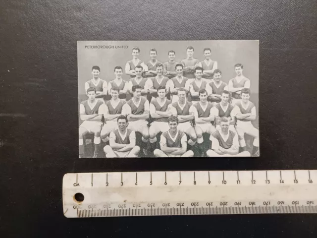Fußballkarte - PETERBOROUGH UNITED - Thomson Star Teams von 1961