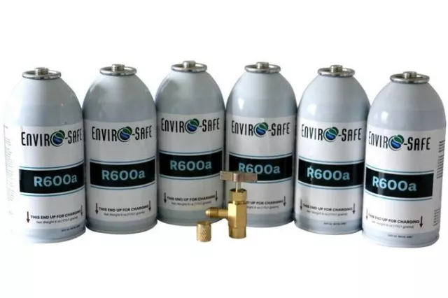 Enviro-Safe R600a (6) 6 oz. Cans with Top Tap & Cap Kit