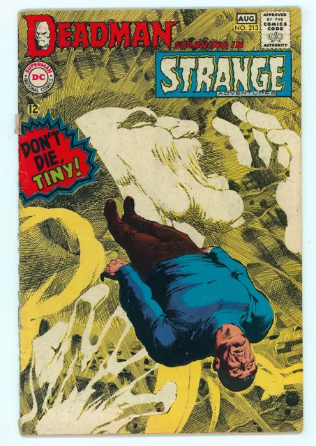 Strange Adventures 213 love this Adams cover, discounted because cover detached