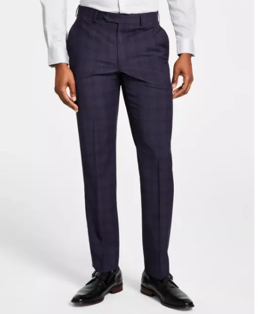 Michael Kors Men's Plaid Suit Pants 33 x 30 Wool Blend