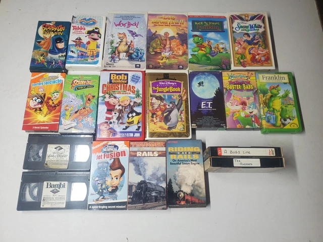 LOT OF 21 Mixed Kids Cartoons/ Disney VHS Tapes free shipping EUR 33,29 ...