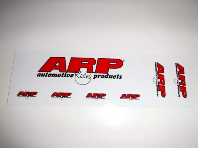 ORIGINAL RACING DECALS  "ARP - Automotive  Racing  Products "  8.25 " x 2.5 "