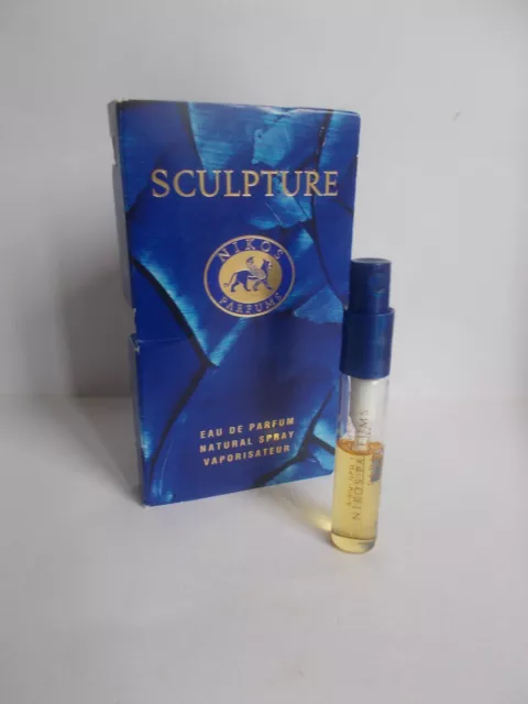 Echantillon tube NIKOS Sculpture Eau de Parfum 2.5ml pour collection