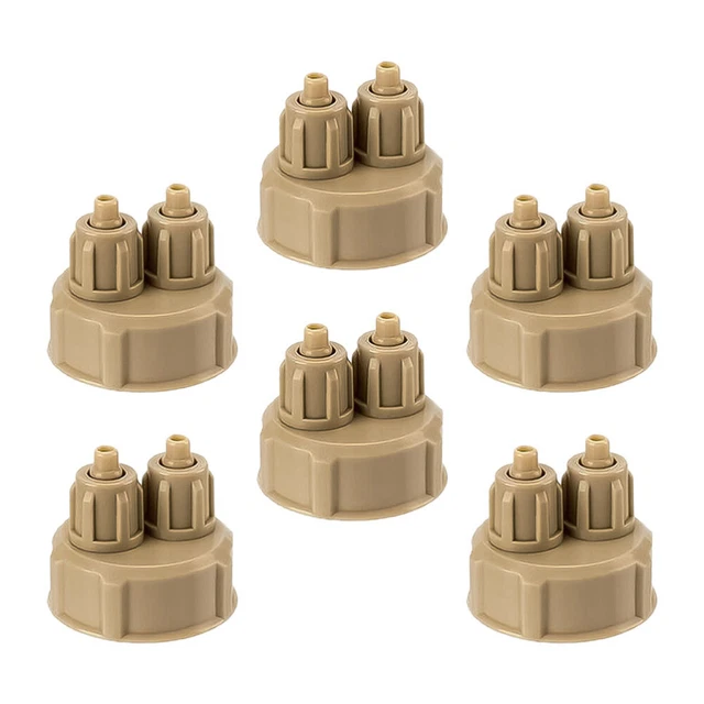 6pcs luft diffusor generator teil schnell schraube kunststoff kappen
