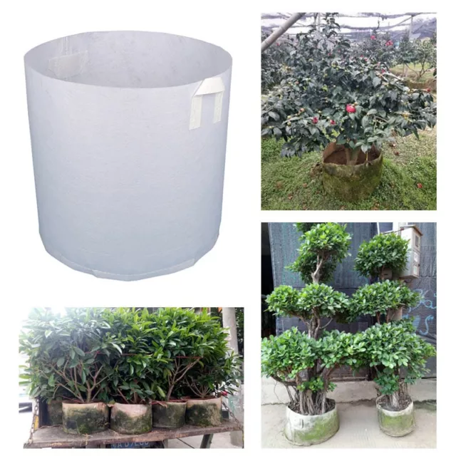 5 Size Round Fabric Pots Root Container Grow Bag Plant Pouch Aeration Container