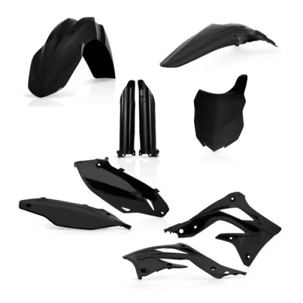 Acerbis Kit Plastiksatz  Plastikkit Plastik Kawasaki Kxf 450 450F 13-15 Schwarz