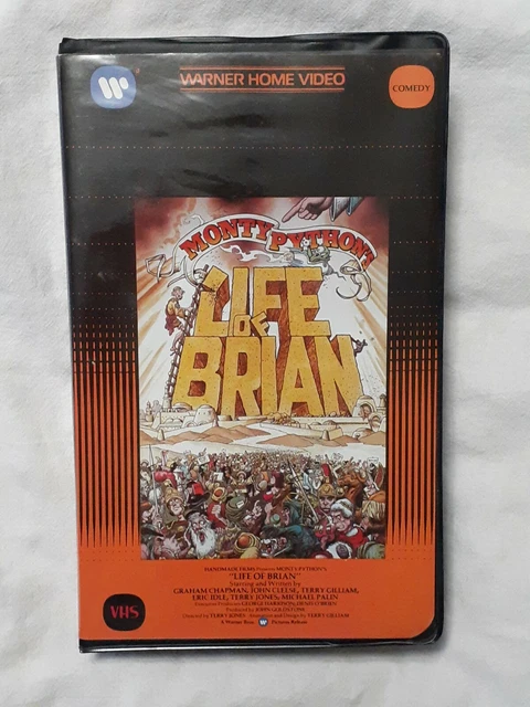 MONTY PYTHON'S LIFE Of Brian 1979 (VHS 1983) TESTED WORKS Comedy ...