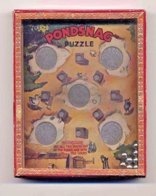 Jeu de patience anglais   The "pondsnag" puzzle Ed. Journet & Co TBE