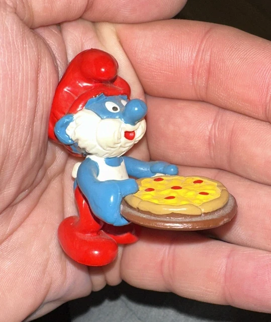 Schtroumpf Schleich: 20050 avec PERROQUET - TBE (Smurf Puffi