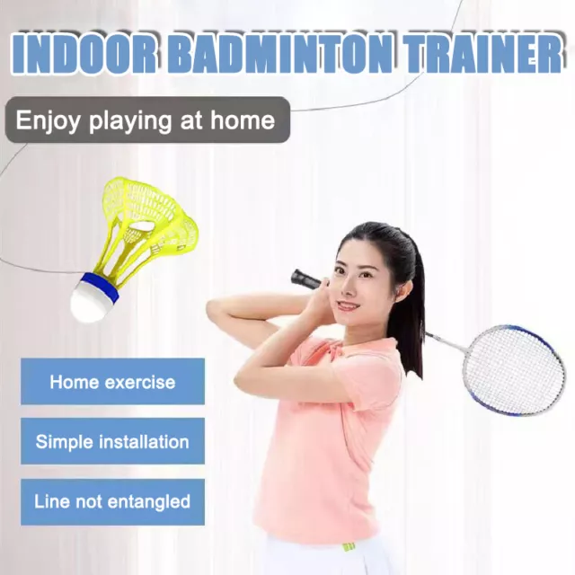 Single Playing Training Practice Artifact Badminton Rebound Trainer Self-Trai Sp