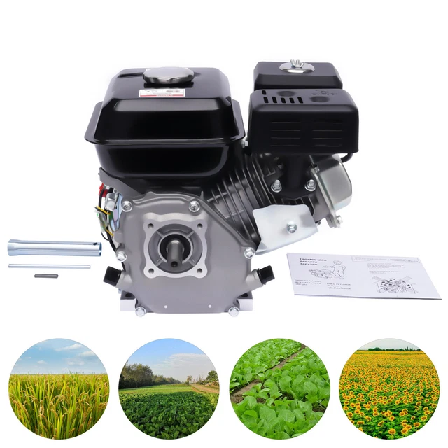 JJsdwin Benzinmotor 15 PS | 420CC 4-Takt Motor | 9700W Leistung Für Go-Karts & Rasenmäher