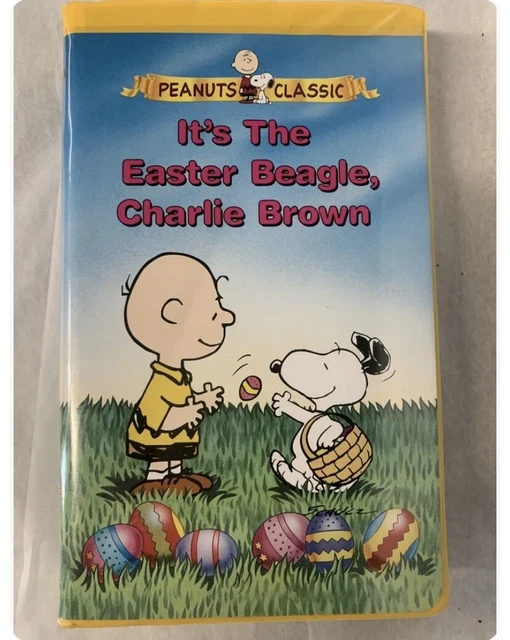 PEANUTS CLASSIC VHS It's The Easter Beagle Charlie Brown In Clamshell ...