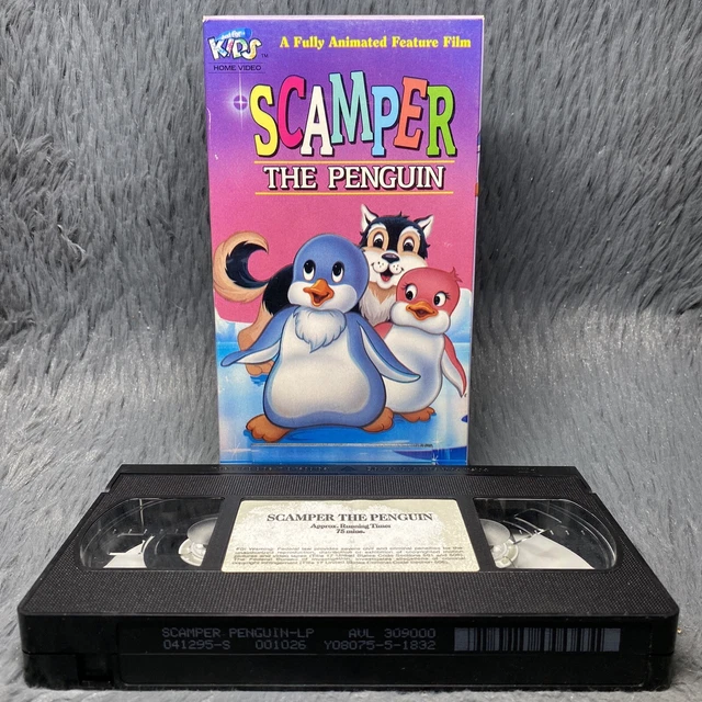 SCAMPER THE PENGUIN VHS Tape 1989 Just For Kids Home Video Kids ...
