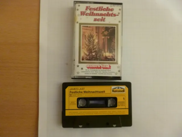 MC - Musikkassette - JAMES LAST - Festliche Weihnachtszeit - Karussell Kassette