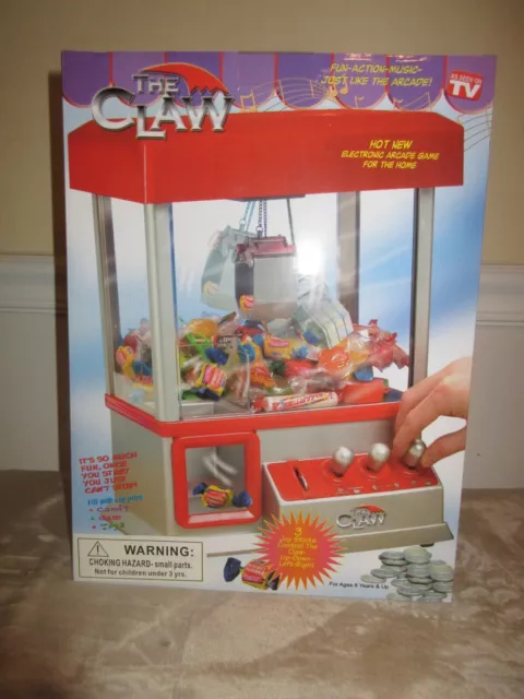 The Claw Red As seen on TV Electronic Arcade Game Music NEW