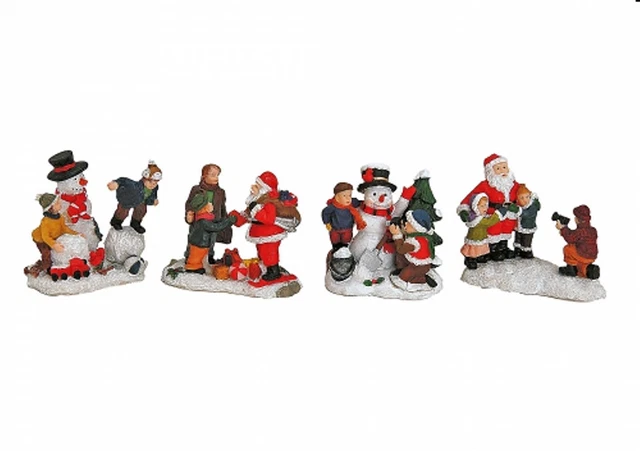 Figurines Miniatures De Noël Lichthaus G.Wurm - Divers Modèles - Polystone - Allemagne