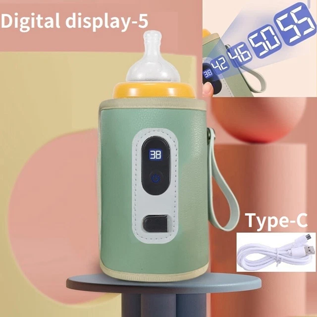 USB Milk Water Warmer Passeggino da Viaggio Borsa Isolata Display Digitale  P9B8