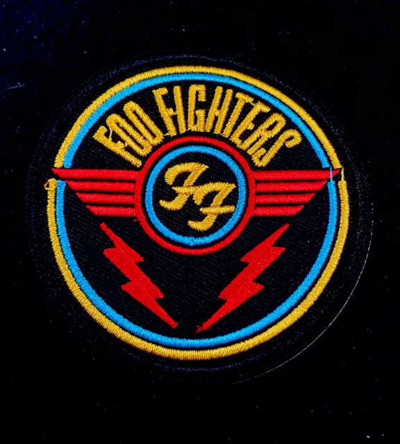 NEW Foo Fighters Embroidered Iron On Collection Patch + Free STICKERS