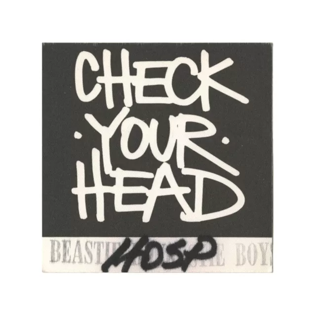 Beastie Boys 1992 Check Your Head concert tour collectible stage Backstage Pass