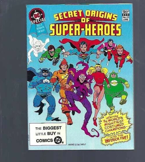 Dc Special Blue Ribbon Digest 22 - Secret Origins Super Heroes - Fvf  Dc Comics
