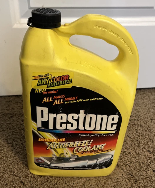 PRESTONE ALL VEHICLES 5yr/150k mile, Antifreeze+Coolant, Concentrate, 1