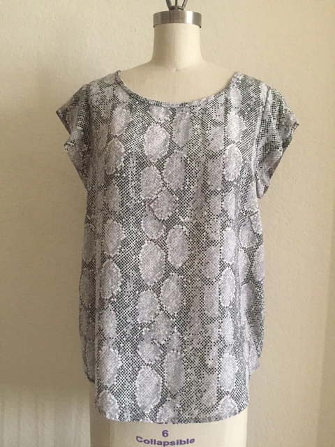 Joie Rancher Silk Top Snake Print Great Condition!!