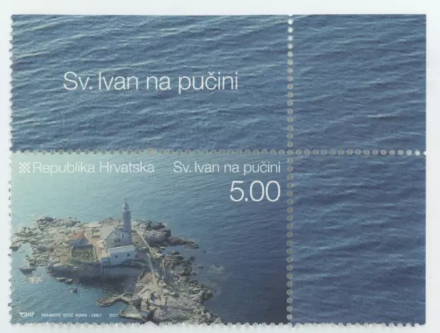 Lighthouse SV 2007 de Croacia Estampilla como nueva de IVAN NA PUCINI 🙂