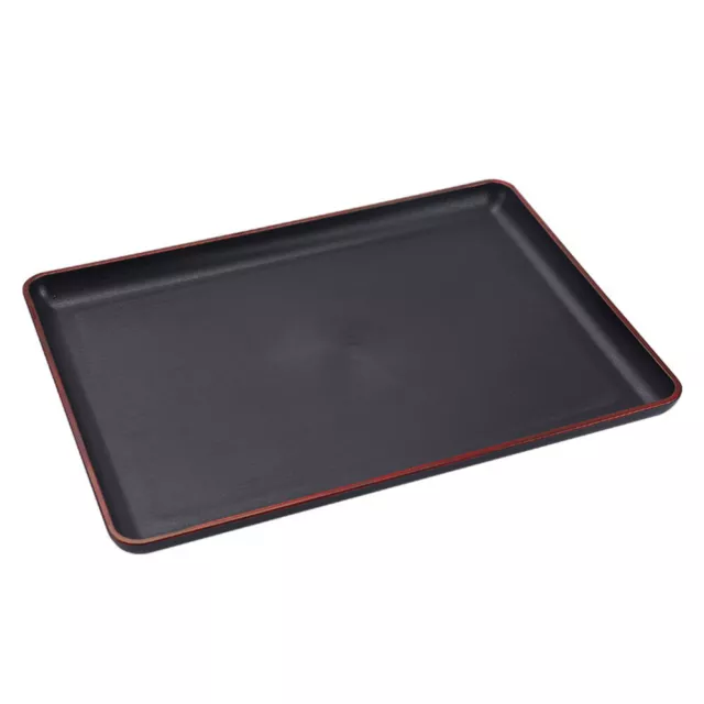 Pp Wood Grain Tray Food Serving Platter Fruit Storage