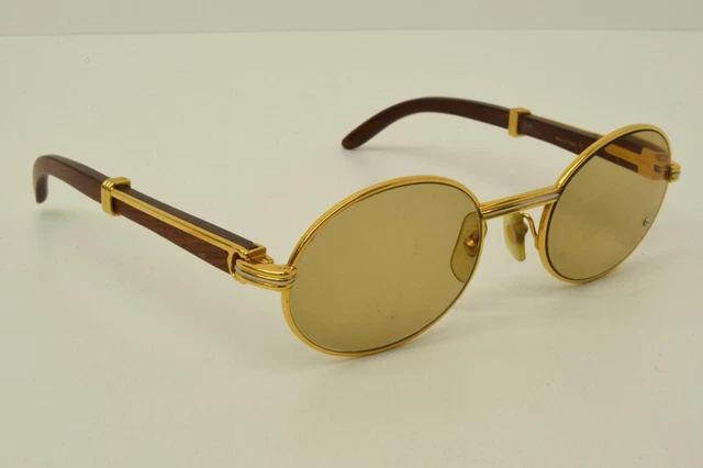 Cartier bubinga wood clearance sunglasses