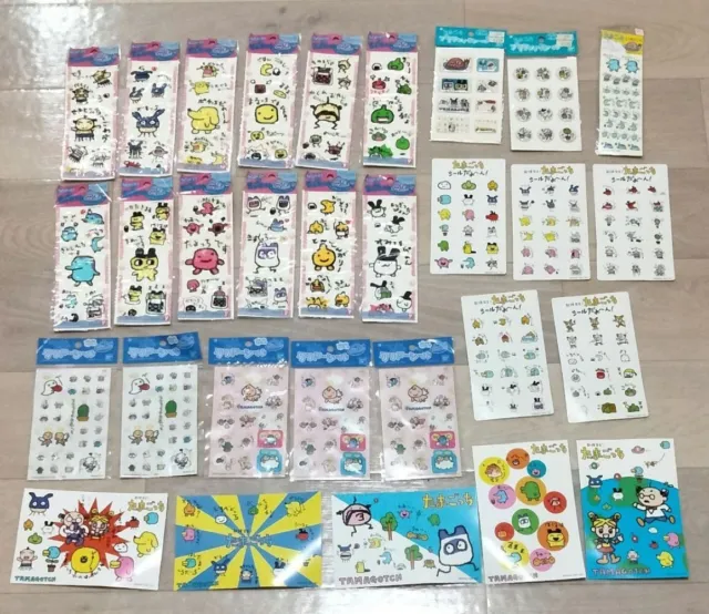 Bandai Tamagotchi first generation stickers, collectively From Japan