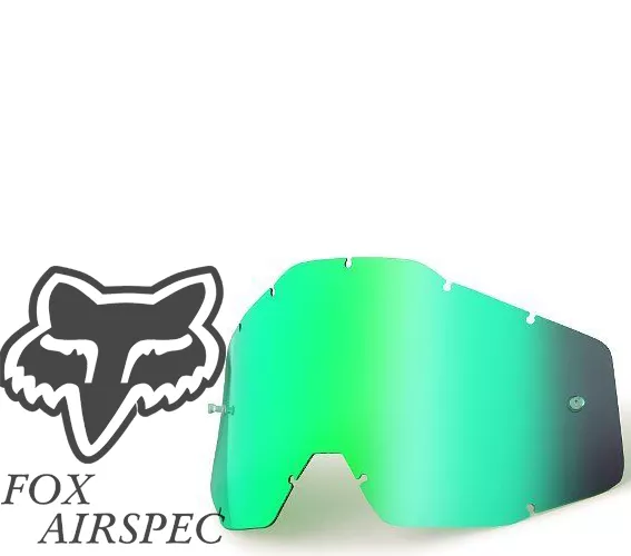 Fox Airspec Replacement lens Mirror Green Chrome Goggle Shop Motocross