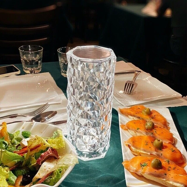 Lampada Led Ricaricabile Da Tavolo Bar Ristorante Senza Fili Dimmerabile