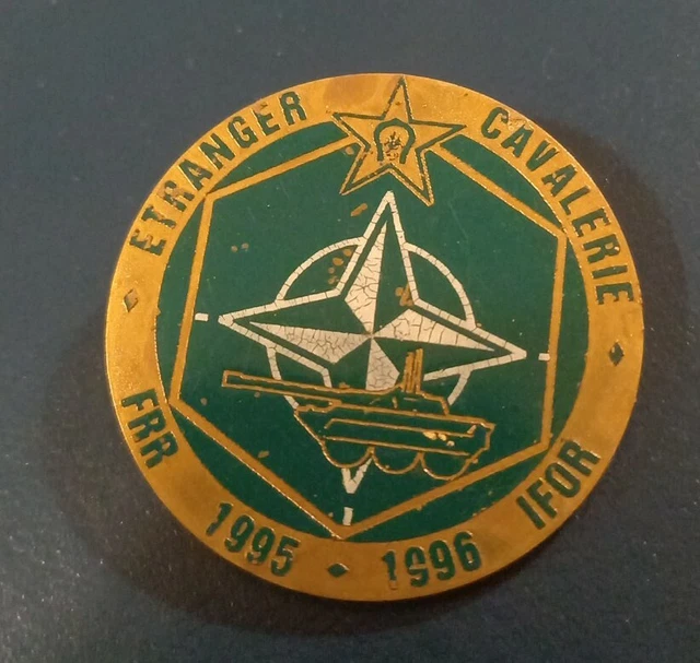 13 DBLE / Legion Étrangère / Noël 1977 En Bronze Très Bon État Foreign légion