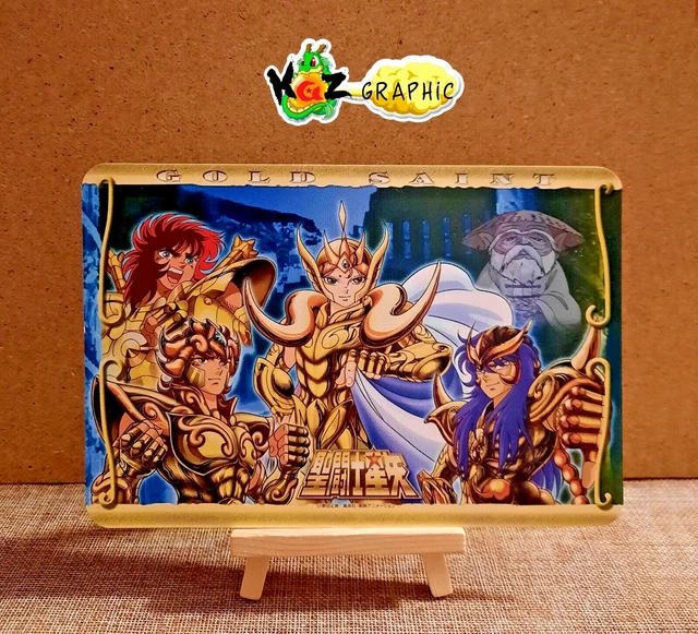 CHEVALIERS DU ZODIAC - Saint Seiya - Carte Jumbo/Gold Saint - quasi neuf - RARE EUR 18,00 