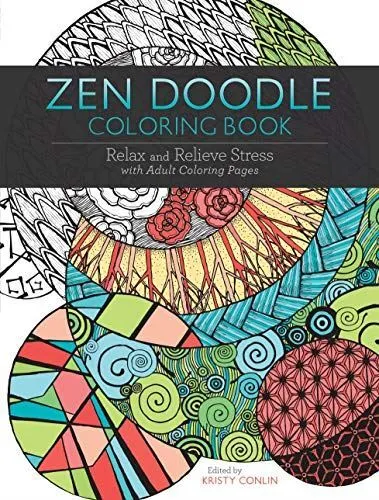 Zen Doodle Coloring Book: Relax and Relieve Stress with Adult
